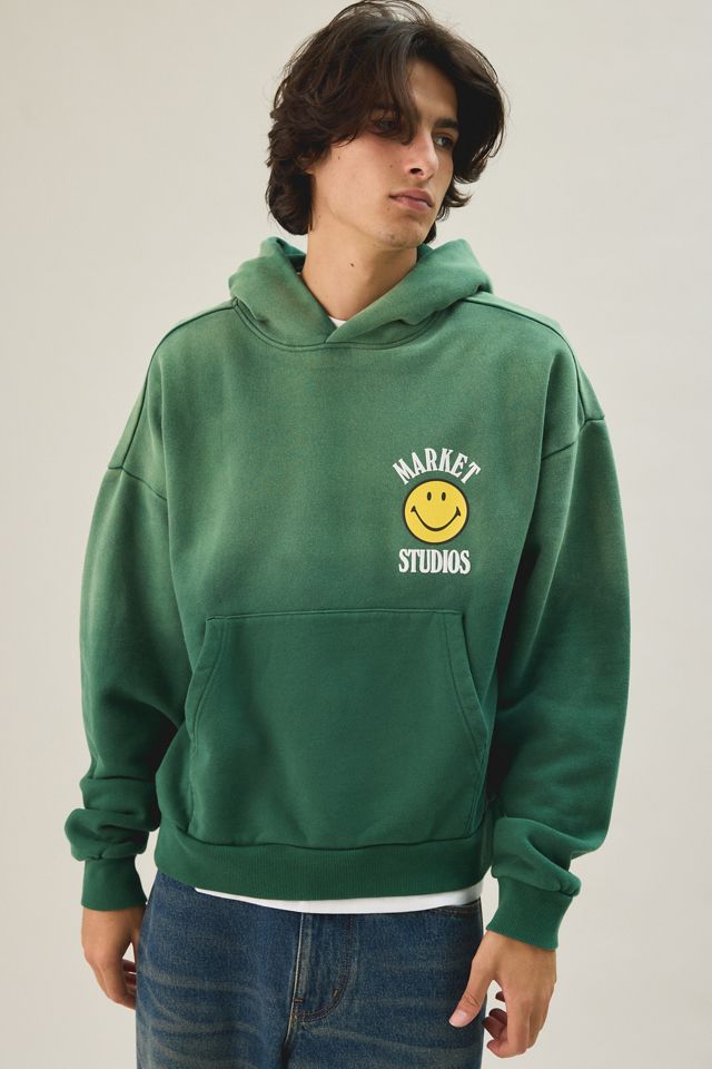 Market Studios X Smiley Lockup Graphic Hoodie Sweatshirt #3