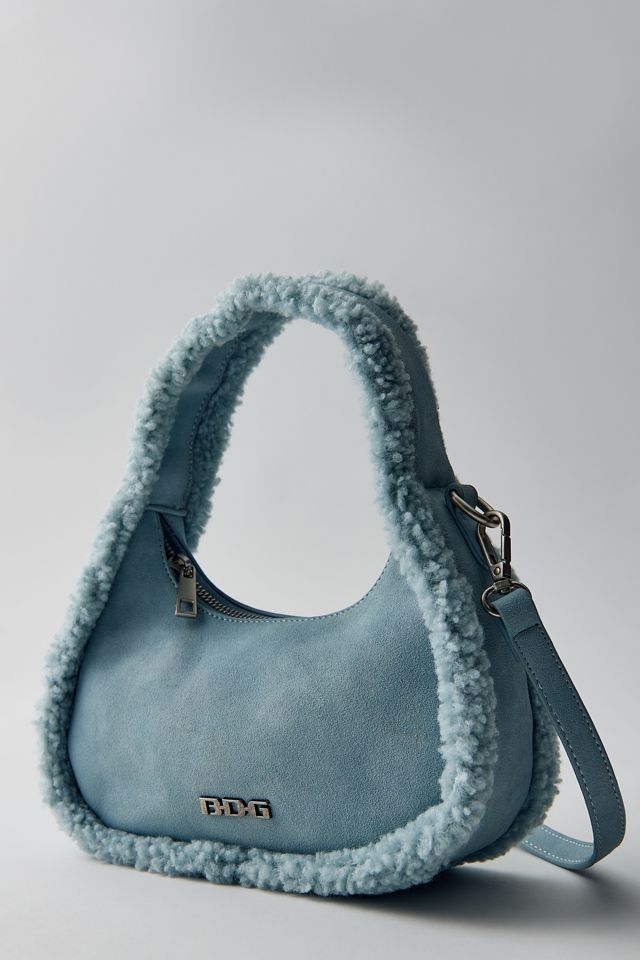 BDG Mila Faux Shearling-Trim Bag #1