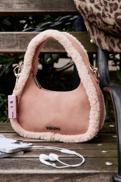 BDG Mila Faux Shearling-Trim Bag