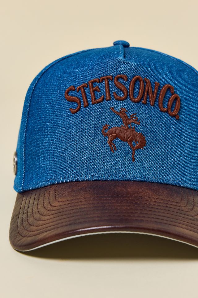 Stetson Co. Denim Baseball Hat #1