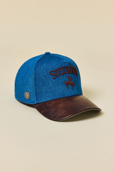 Casquette de baseball en denim Stetson Co.