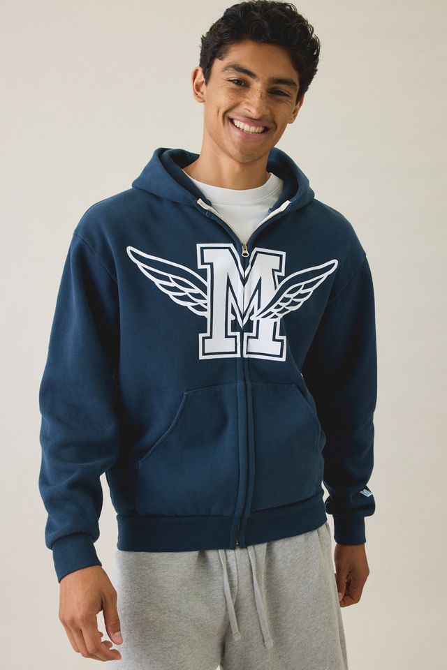 Misters M-Wing Graphic Zip-Up Hoodie Sweatshirt #4