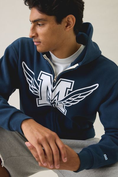 Misters M-Wing Graphic Zip-Up Hoodie Sweatshirt