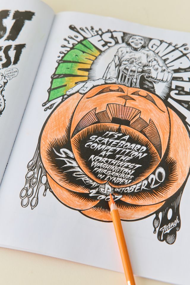 The Uncolored Book For You To Color By Matt French #1