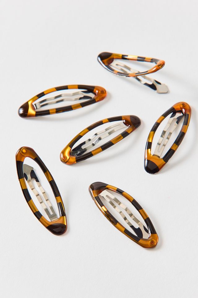 Tortoise Oval Snap Clips Set #1