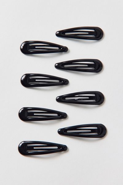 Glossy Triangle Snap Clips Set