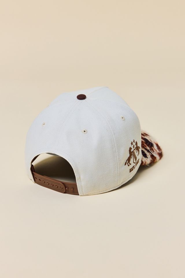 Stetson Cow Print Baseball Hat #3
