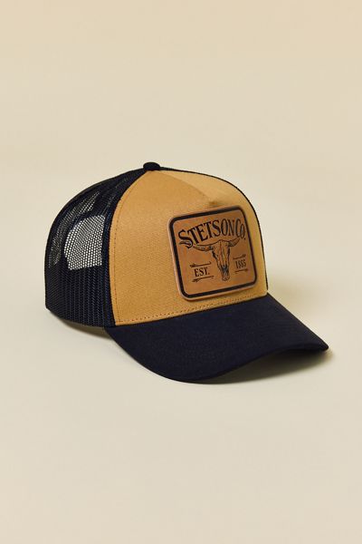 Stetson Longhorn Patch Trucker Hat