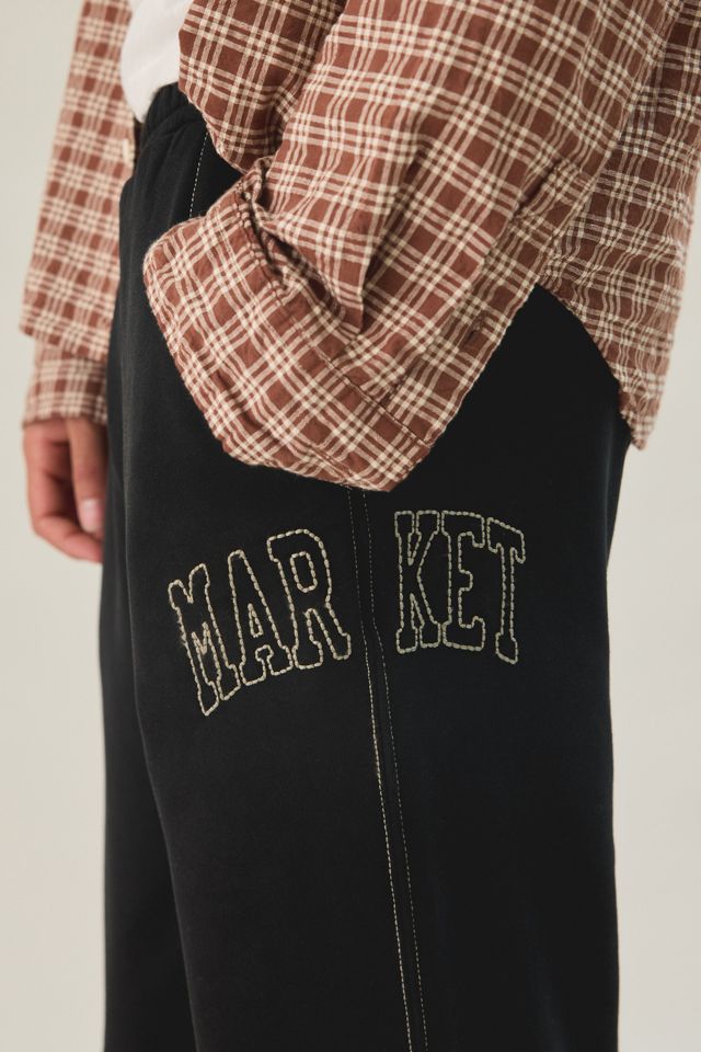 Market Studios Big Stitch Open Leg Sweatpants #2