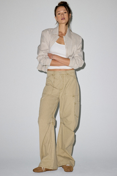 Lioness Miami Vibe Low-Rise Baggy Cargo Pants