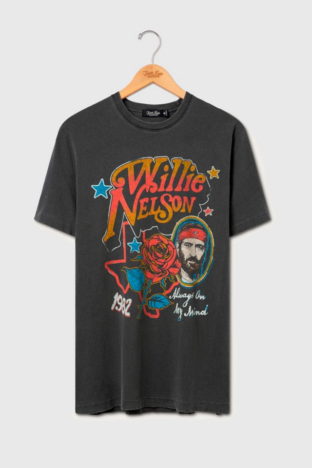 Junk Food Willie Nelson Always On My Mind Tee #1