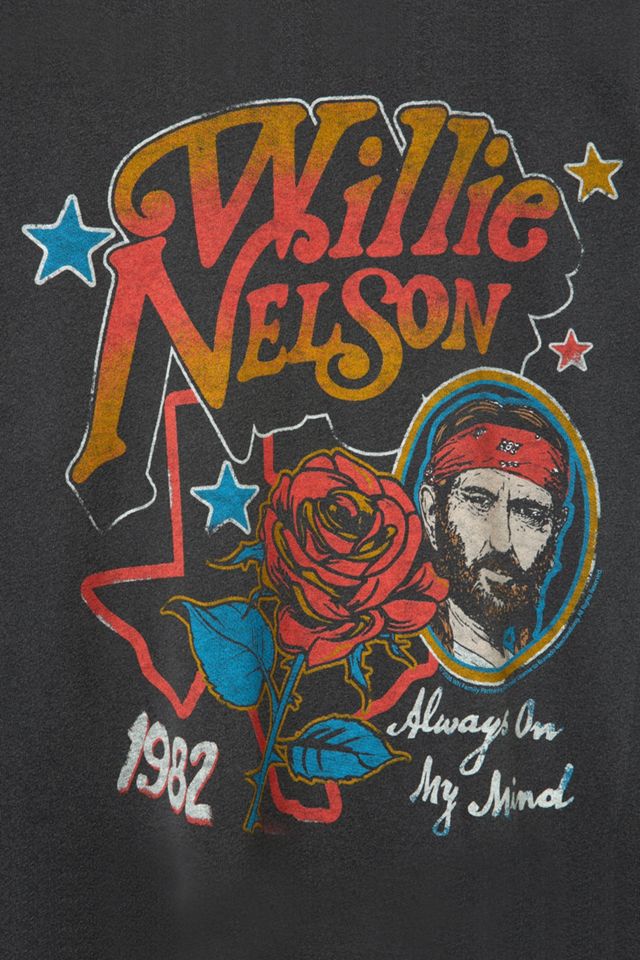 Junk Food Willie Nelson Always On My Mind Tee #3