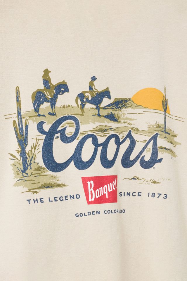 Junk Food Coors Golden Beer Baby Tee #3