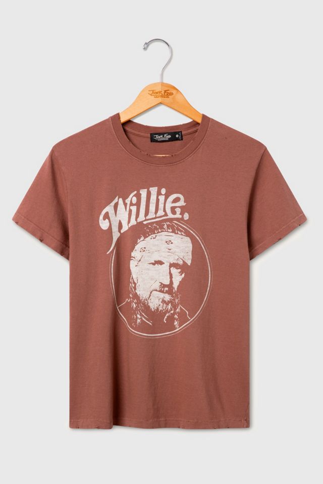 Junk Food Willie Nelson and the Family Tee #1
