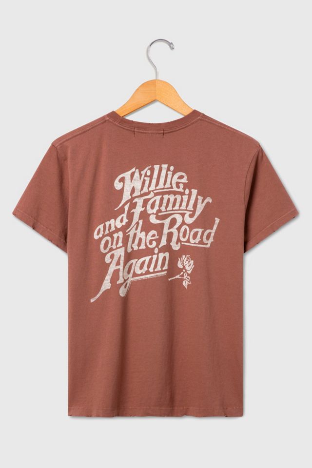 Junk Food Willie Nelson and the Family Tee #2