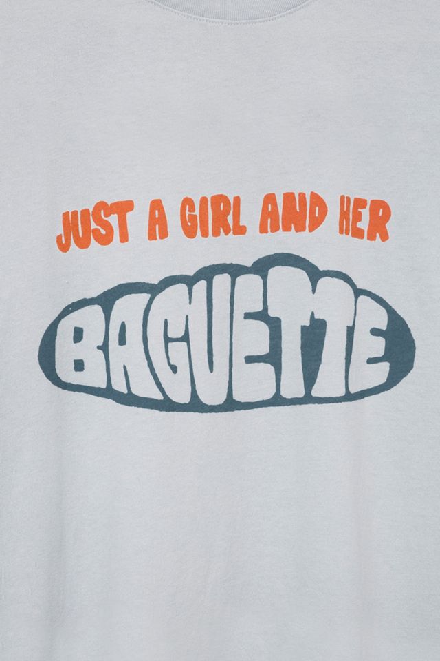 Junk Food Just a Girl and Her Baguette Tee #3