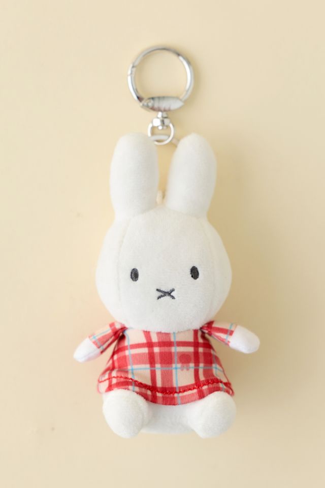 Porte-clés peluche en forme de robe à carreaux Miffy exclusive à UO #1