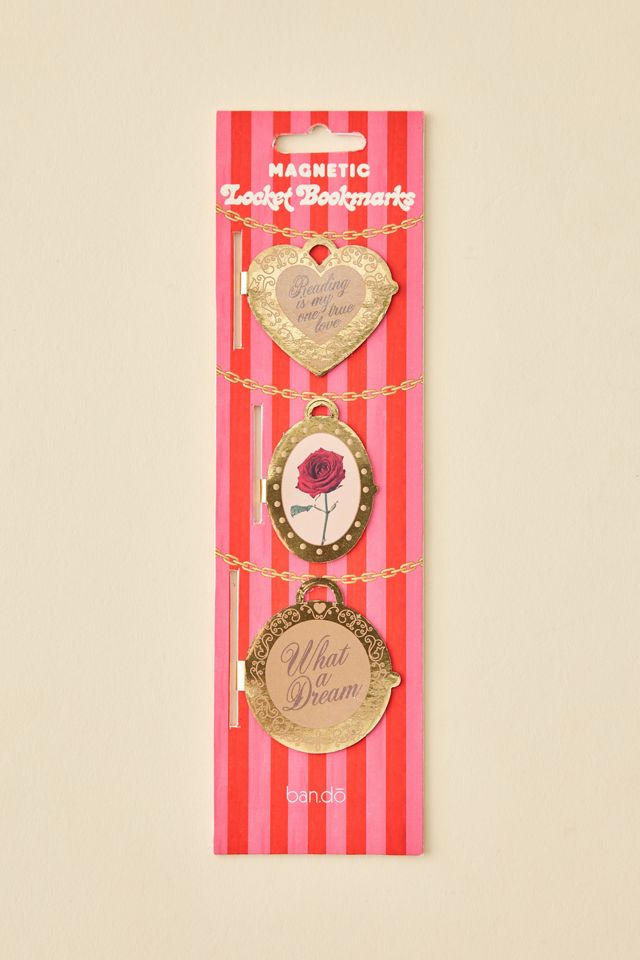 ban.do Locket Shaped Magnetic Bookmark Set #2