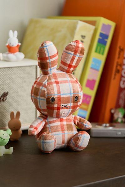Miffy UO Exclusive Plaid Printed 8-inch Plushie