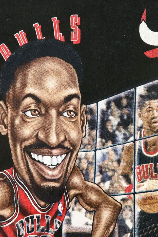 Vintage Pro Player Scottie Pippen Chicago Bulls Graphic T-Shirt #1