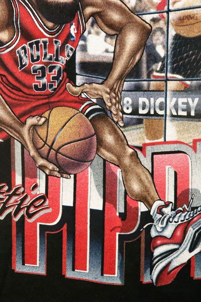 Vintage Pro Player Scottie Pippen Chicago Bulls Graphic T-Shirt #2