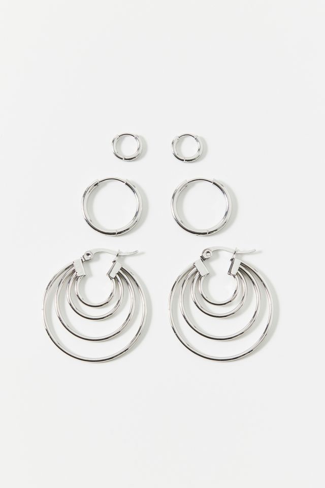 Alice Essential Waterproof Hoop Earrings Set #1