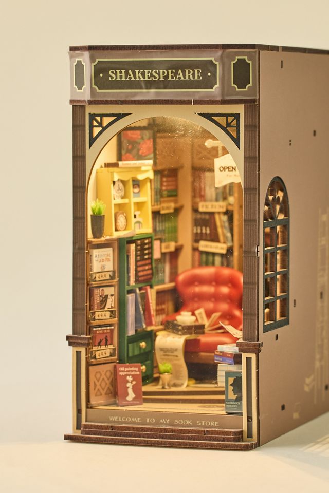 Rolife Bookstore DIY Book Nook 3D Puzzle Kit #3