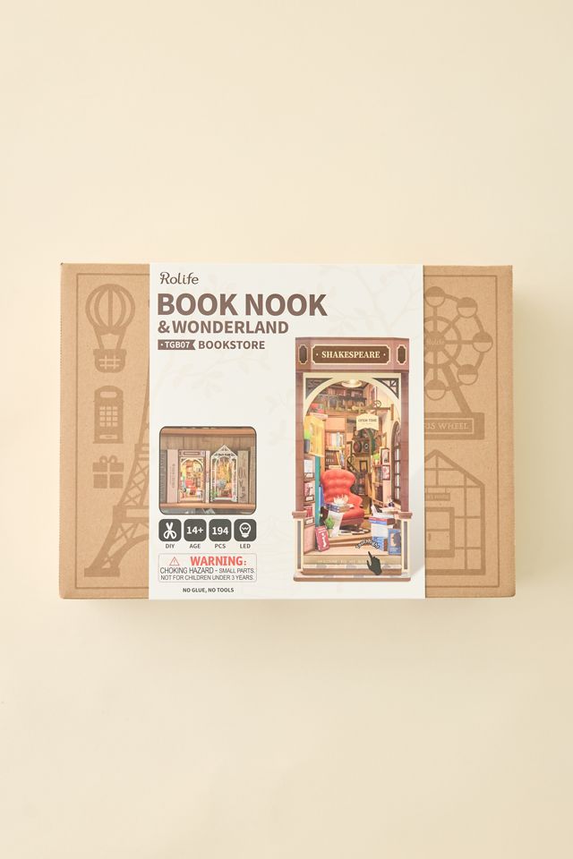 Rolife Bookstore DIY Book Nook 3D Puzzle Kit #4