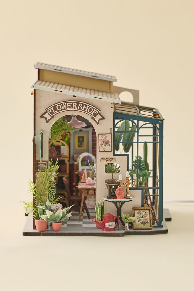 Rolife Emily’s Flower Shop DIY Miniature House 3D Puzzle Kit #2