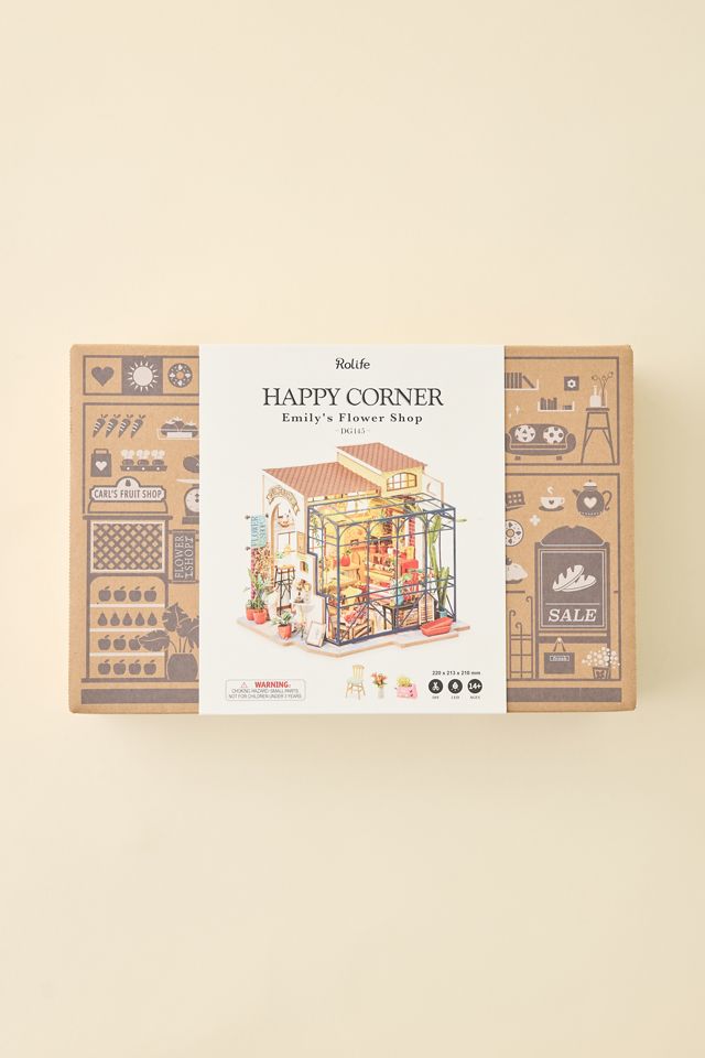 Rolife Emily’s Flower Shop DIY Miniature House 3D Puzzle Kit #4