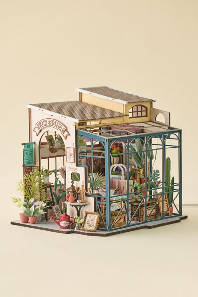 Rolife Emily’s Flower Shop DIY Miniature House 3D Puzzle Kit