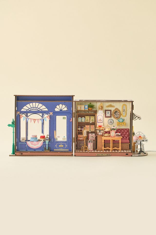 Rolife Leisure Time Tea Room DIY Miniature House 3D Puzzle Kit #2