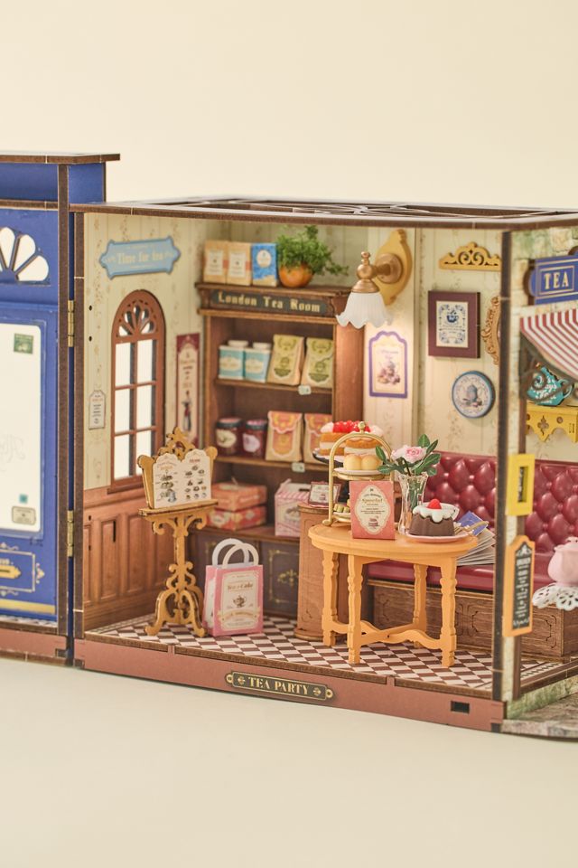 Rolife Leisure Time Tea Room DIY Miniature House 3D Puzzle Kit #3