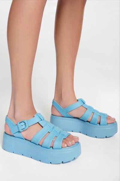 Melissa Up Jelly Platform Fisherman Sandal
