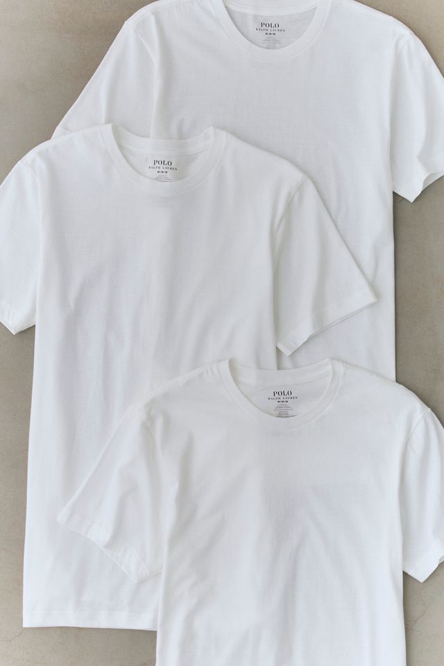 Ensemble de 3 t-shirts à col rond classique Polo Ralph Lauren #1