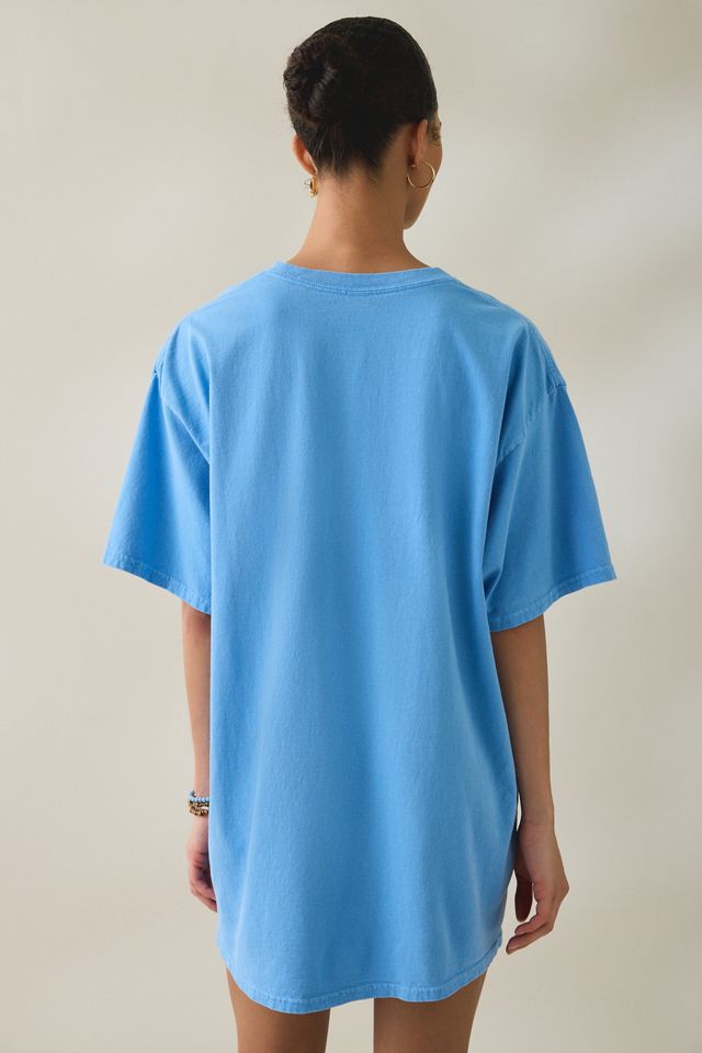 blue oversized t shirt dress Women's Tamsin Oversized Tee Dress - Samba - Size L