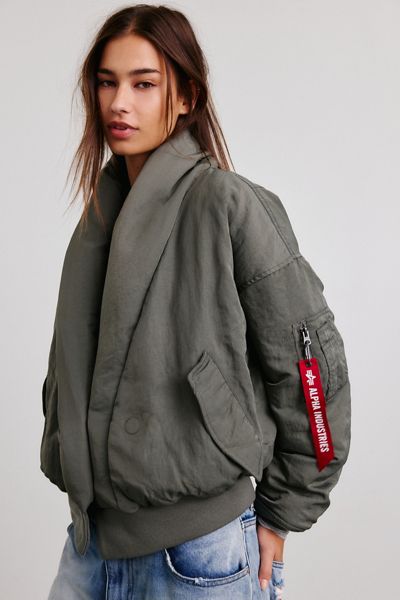 Alpha Industries Shawl Collar Flight Jacket