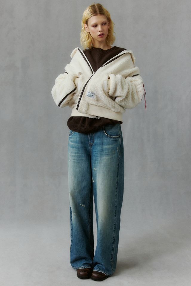 Alpha Industries CWU 45/P Fleece Bomber Jacket #1