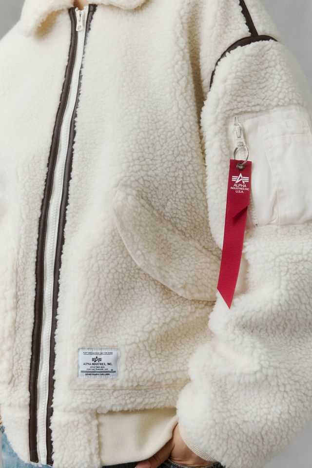 Alpha Industries CWU 45/P Fleece Bomber Jacket #3