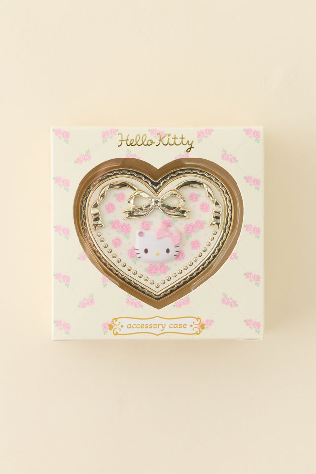 Sanrio Japan Originals Hello Kitty Heart Shaped Mirror Compact Case #2