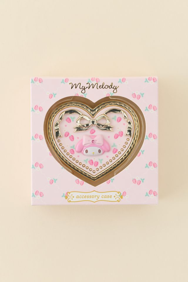 Sanrio Japan Originals My Melody Heart Shaped Mirror Compact Case #2