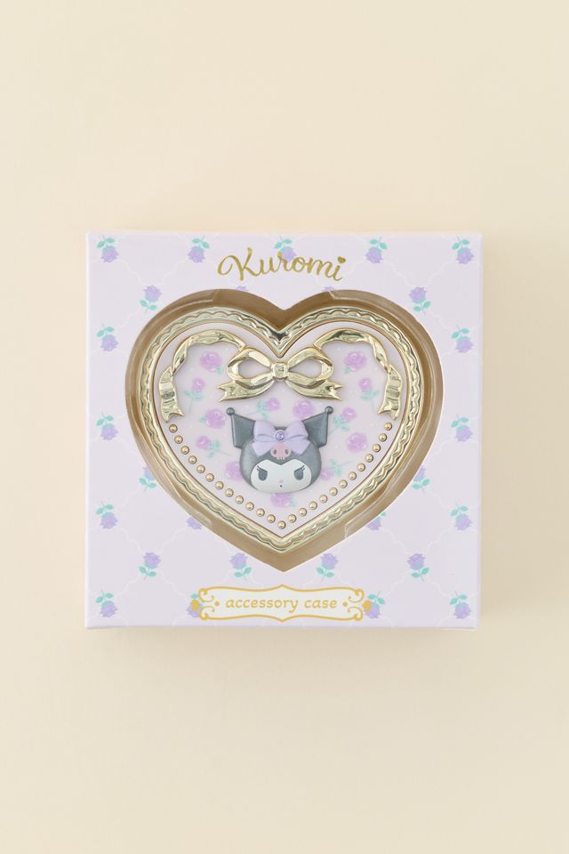 Sanrio Japan Originals Kuromi Heart Shaped Mirror Compact Case #2