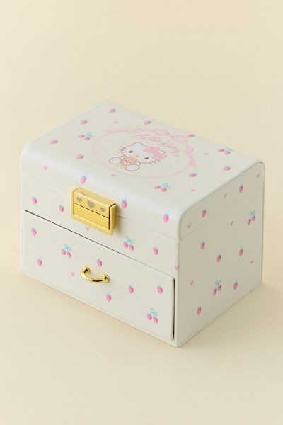 Sanrio Japan Originals Hello Kitty Strawberry Jewelry Box