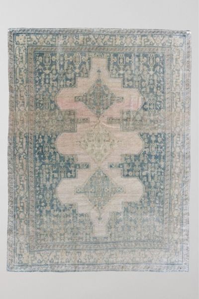 District Loom Vintage Turkish Scatter Rug 91