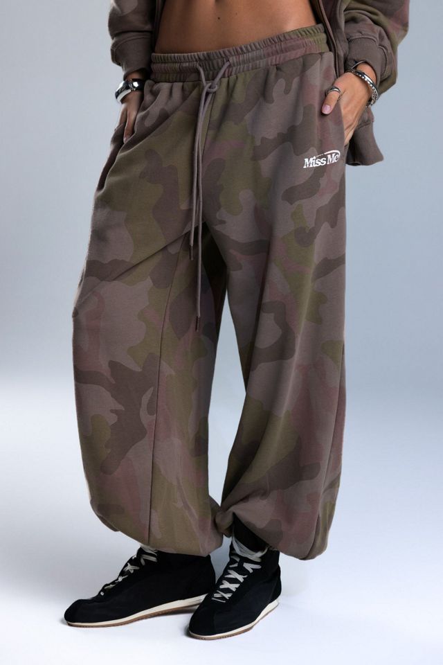 Miss Me Keira Camo Joggers #1