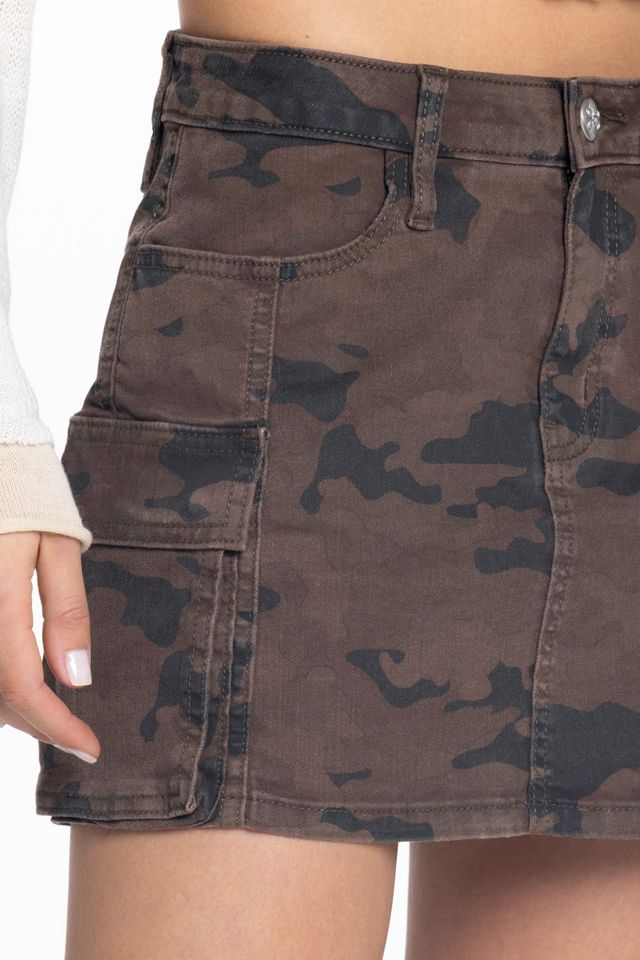 Miss Me Harlee Low Rise Camo Skirt #1