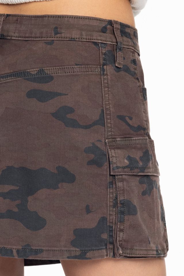 Miss Me Harlee Low Rise Camo Skirt #4