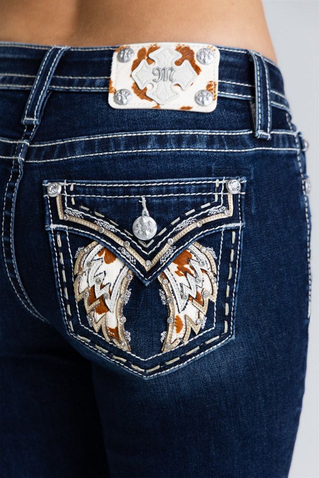 Miss Me Marleigh Wings Bootcut Jeans #2