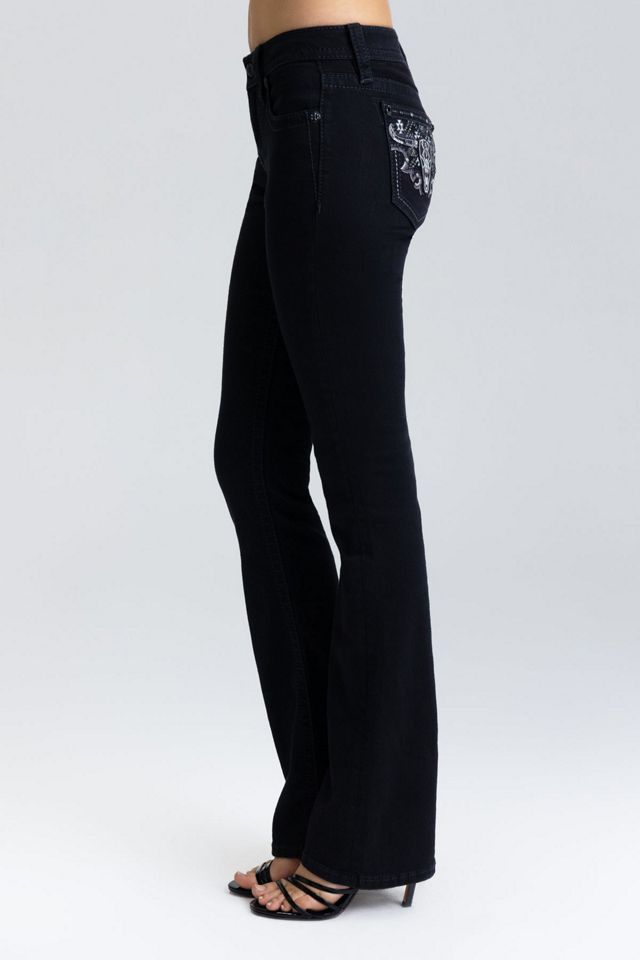 Miss Me Black Spur Bootcut Jeans #4