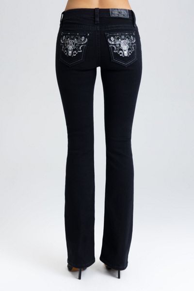 Miss Me Black Spur Bootcut Jeans